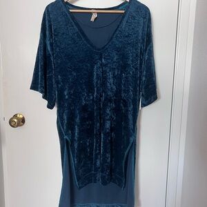 NWT Free People Jewel Velvet Tunic Dress
